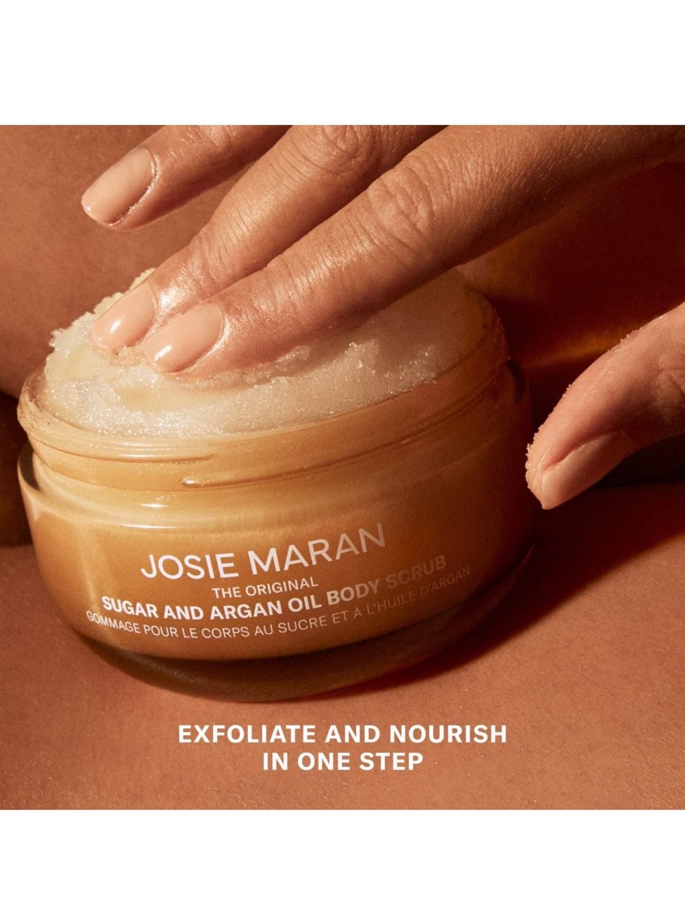 JOSIE MARAN Sugar & Argan Oil Body Scrub — Tangerine Dream